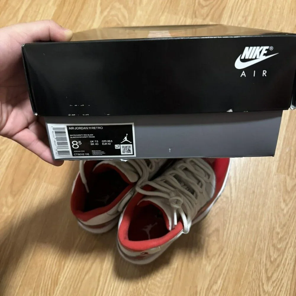 Jordan 11 Retro High Cherry-With Box-Lightly Worn - Picture 5 of 7